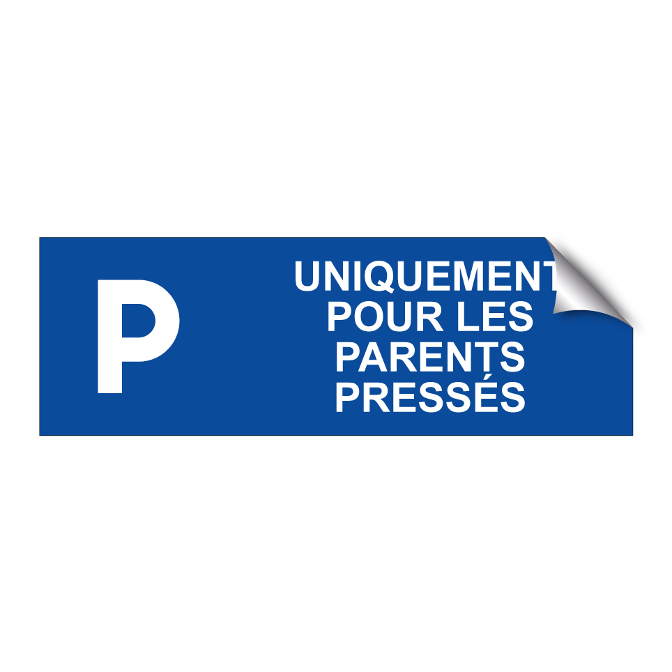Uniquement pour les parents pressés