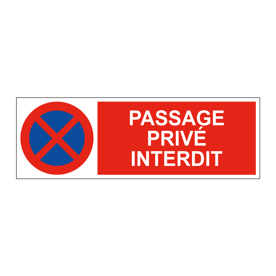 Passage privé interdit