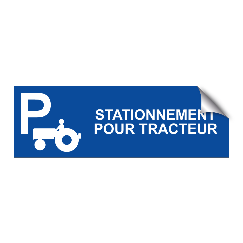 Stationnement pour tracteur