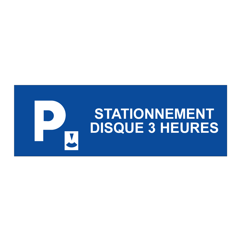 Stationnement disque 3 heures