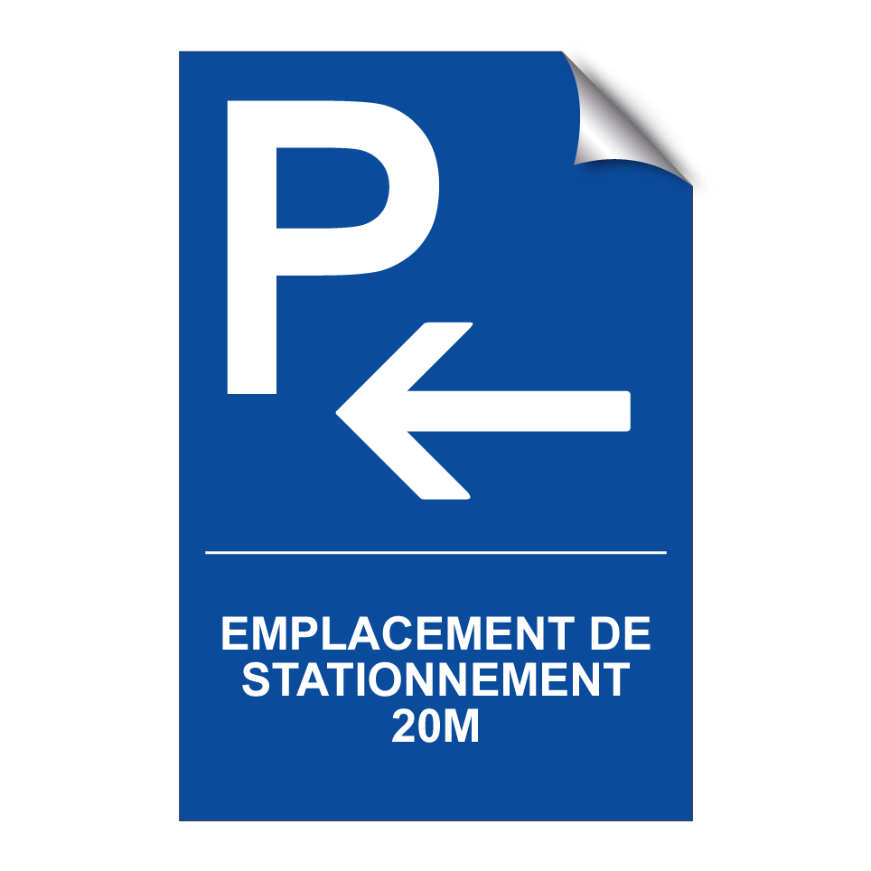 Emplacement de stationnement 20m