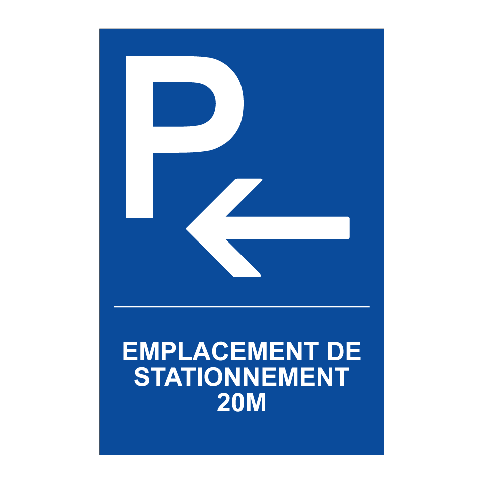 Emplacement de stationnement 20m