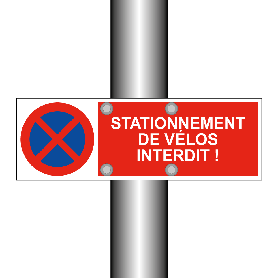 Stationnement de vélos interdit !