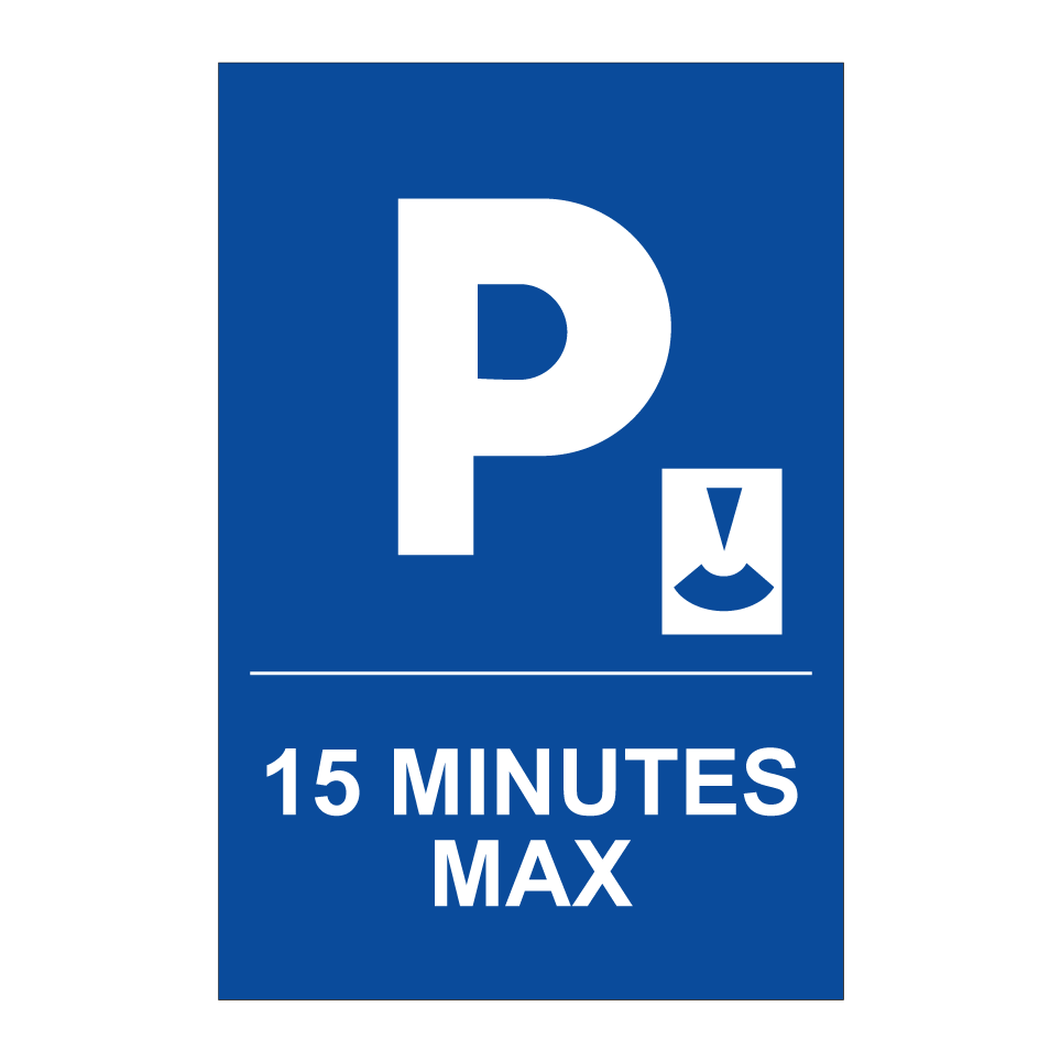 15 minutes max.