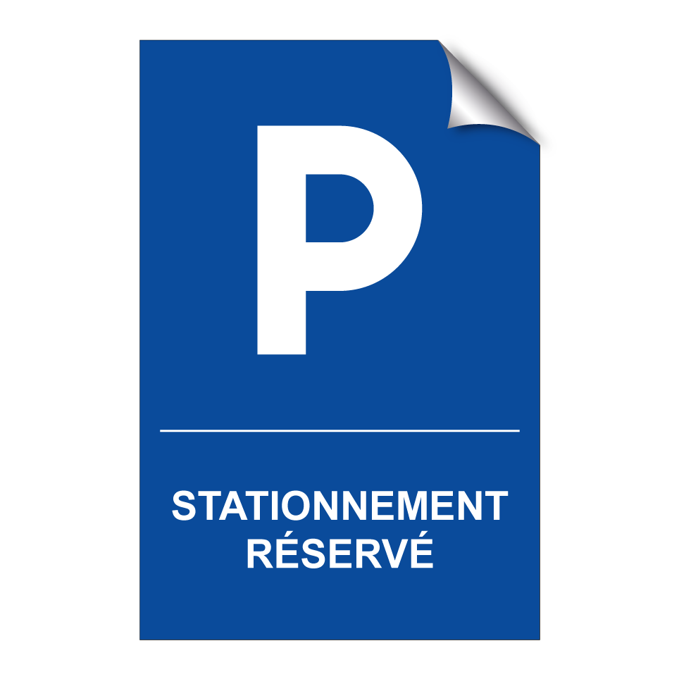 Stationnement réservé