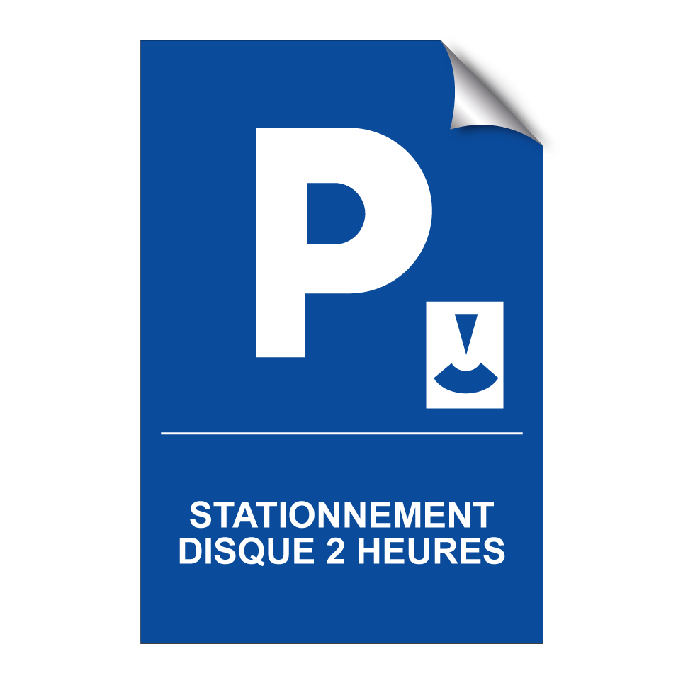 Stationnement disque 2 heures