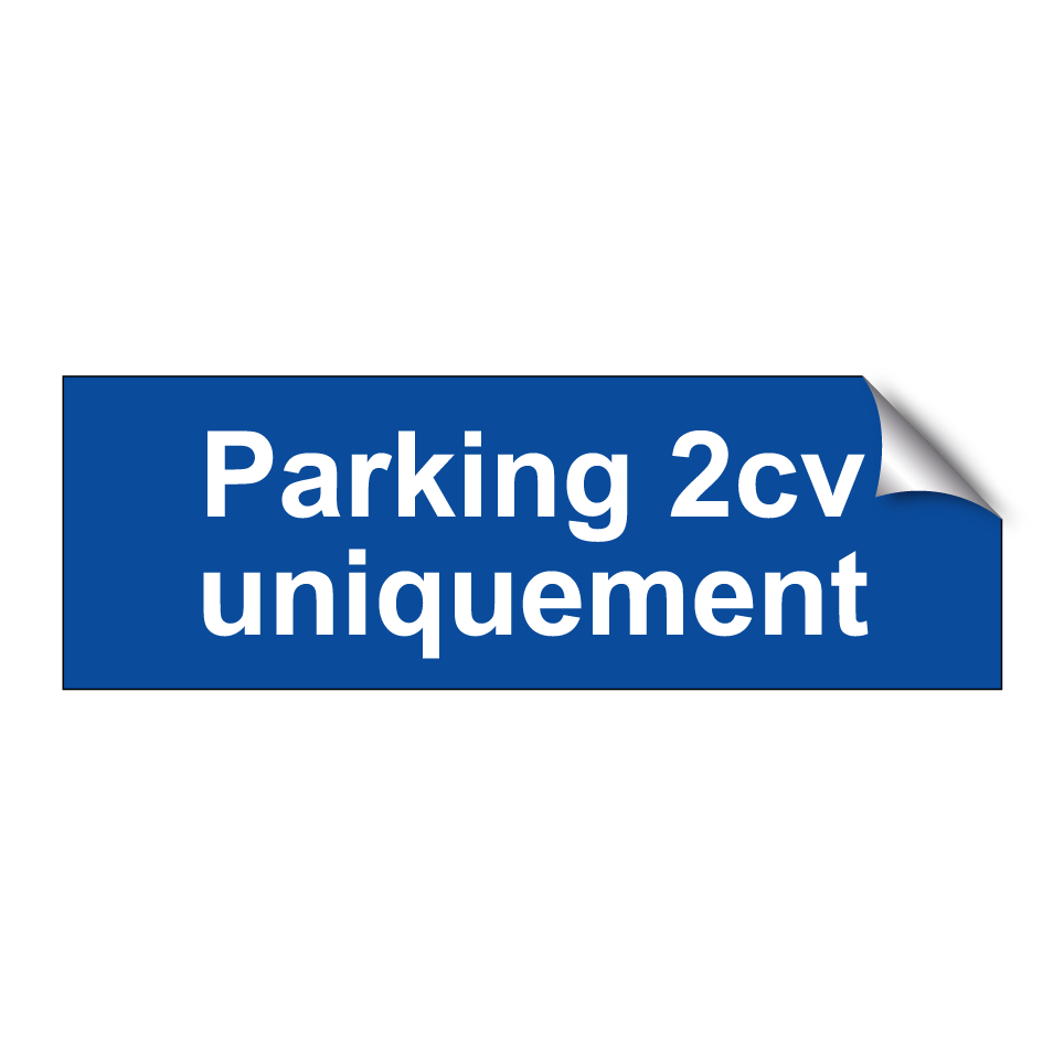 Parking 2cv uniquement