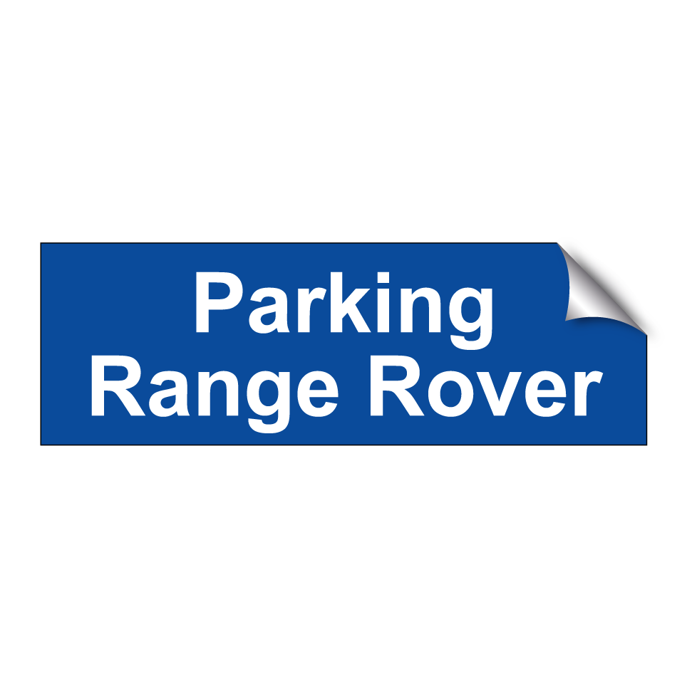 Parking Range Rover