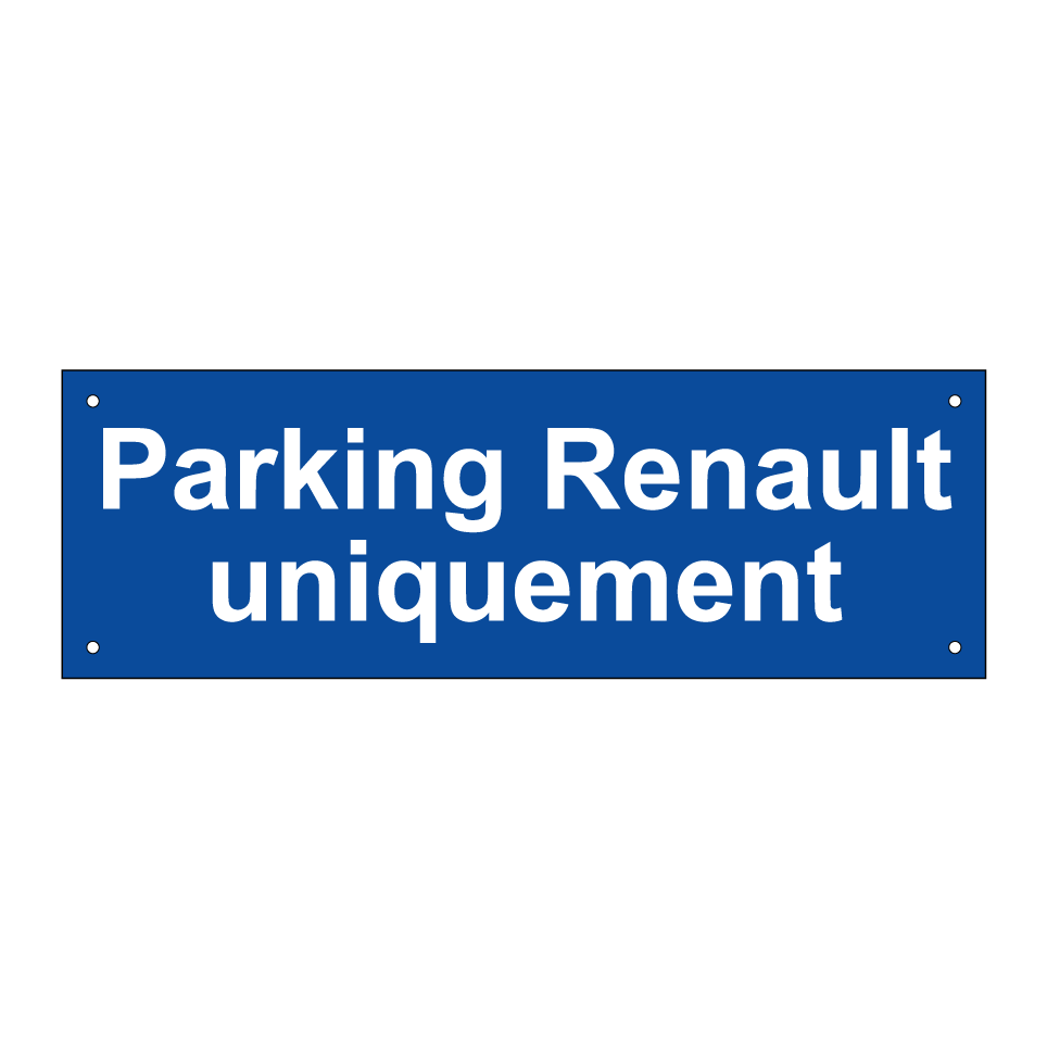 Parking Renault uniquement