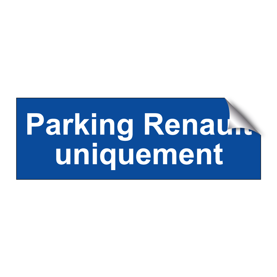 Parking Renault uniquement