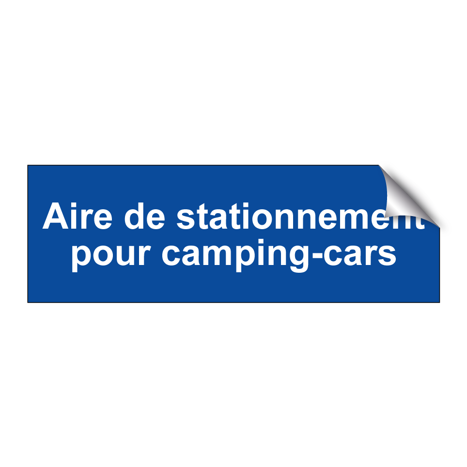 Aire de stationnement pour camping-cars