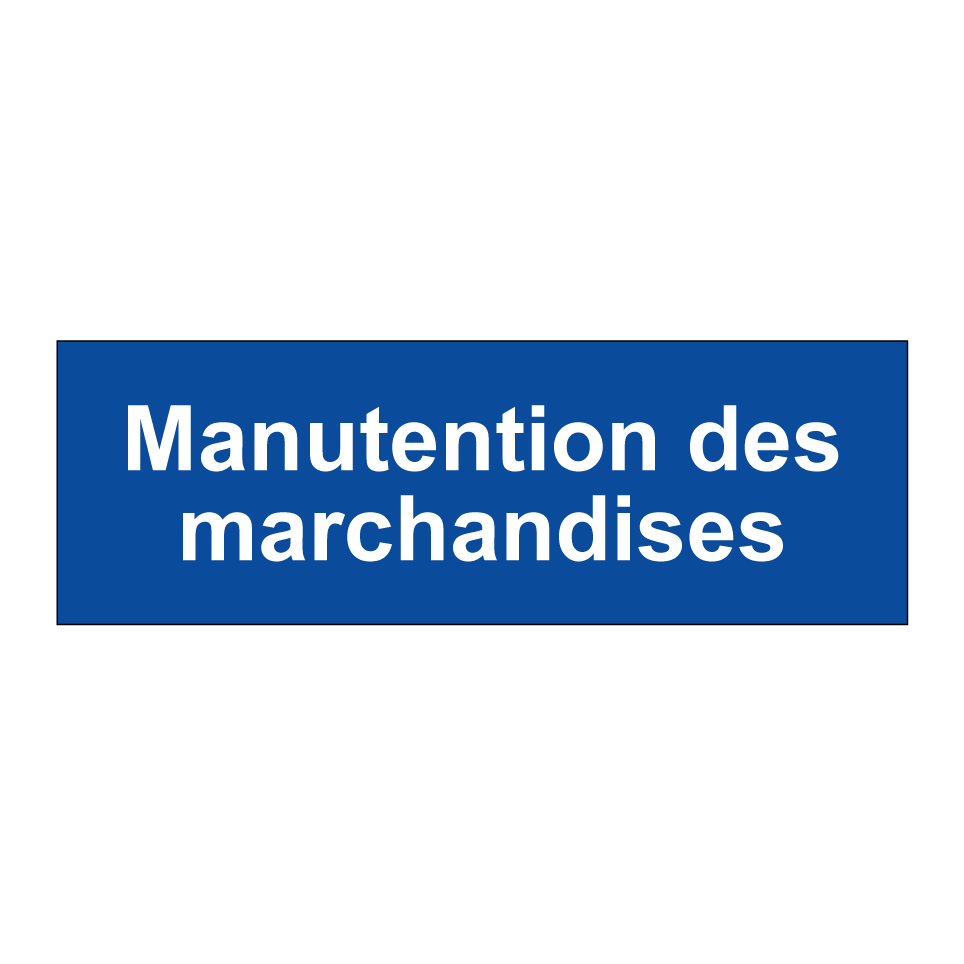 Manutention des marchandises