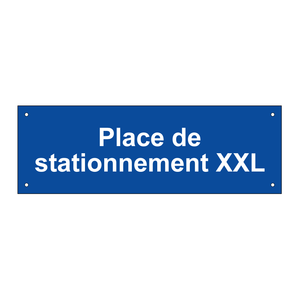Place de stationnement XXL