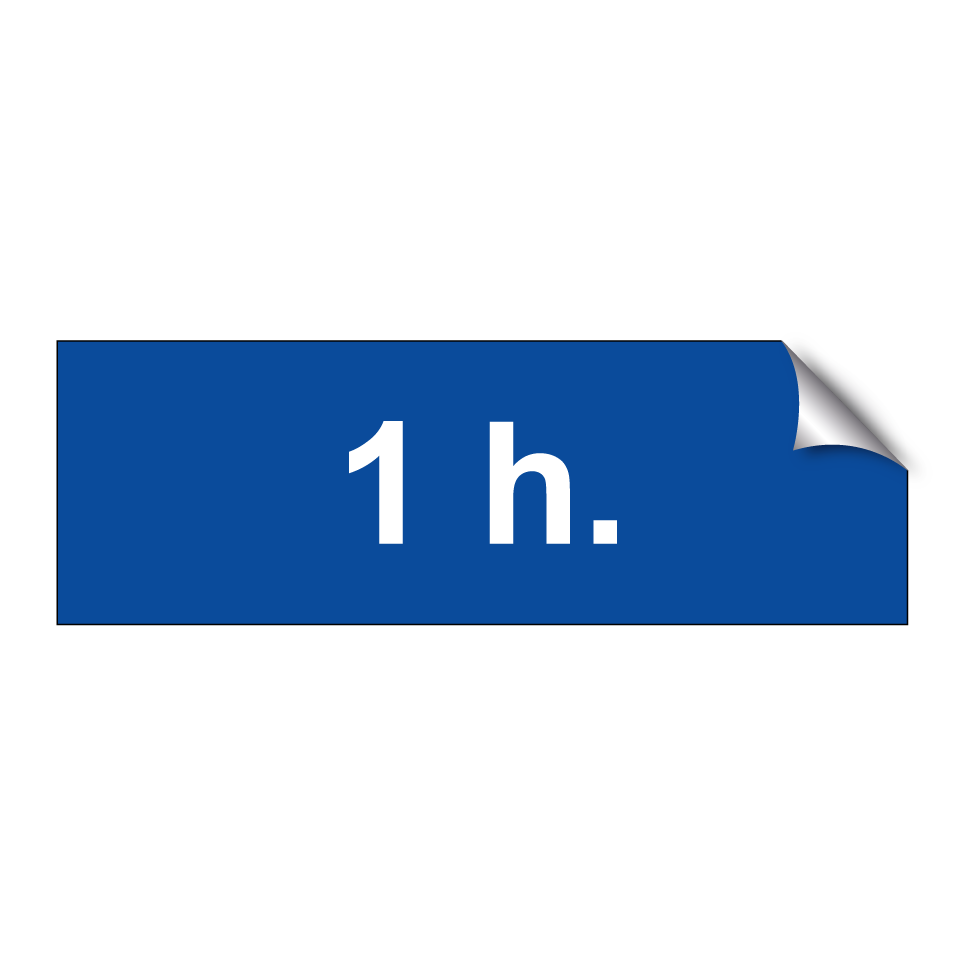 1 h.