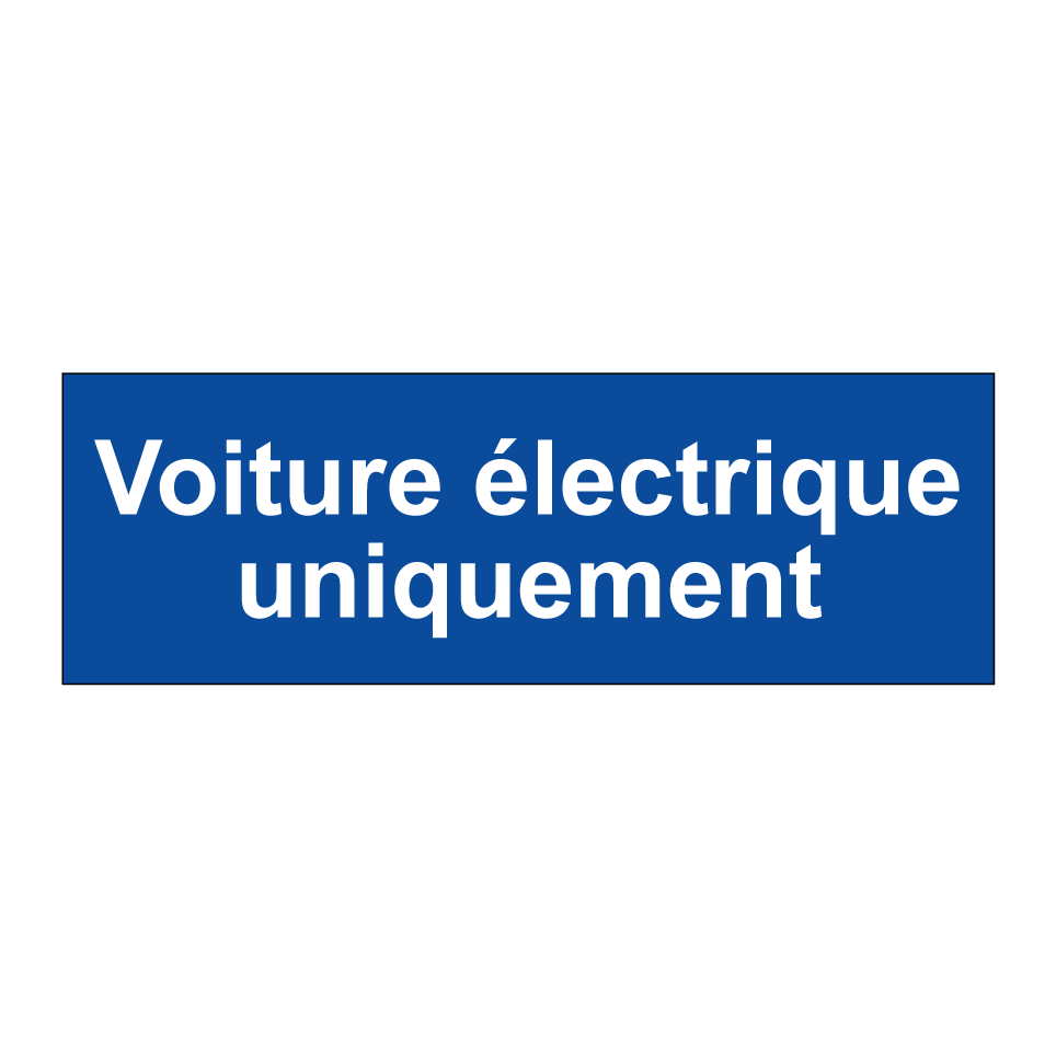 Voiture électrique uniquement