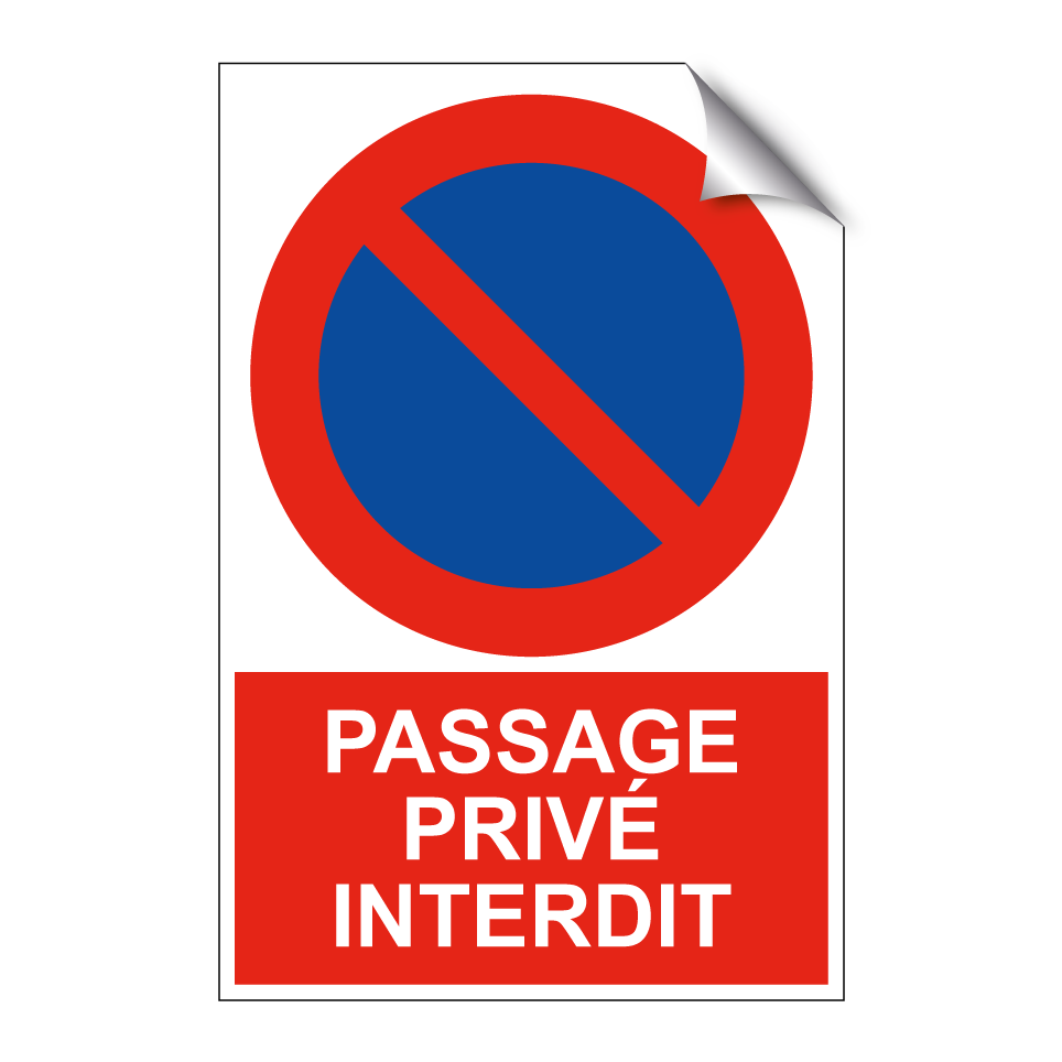 Passage privé interdit
