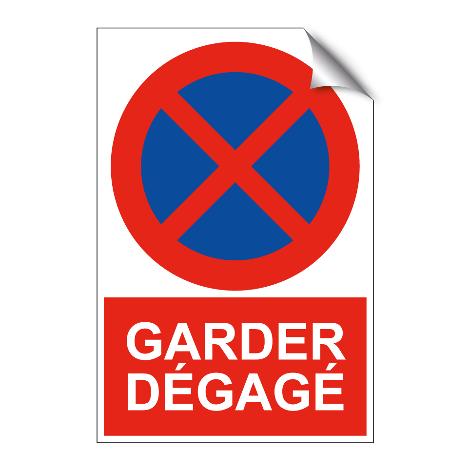 Garder dégagé