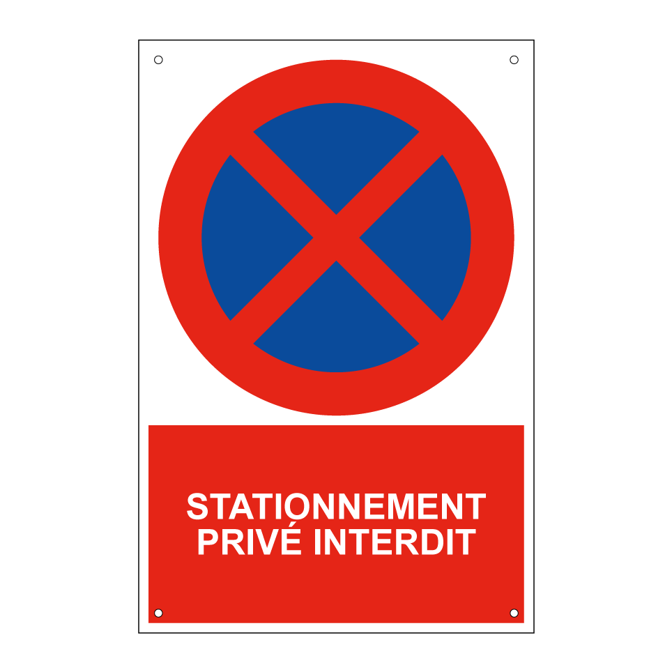 Stationnement privé interdit