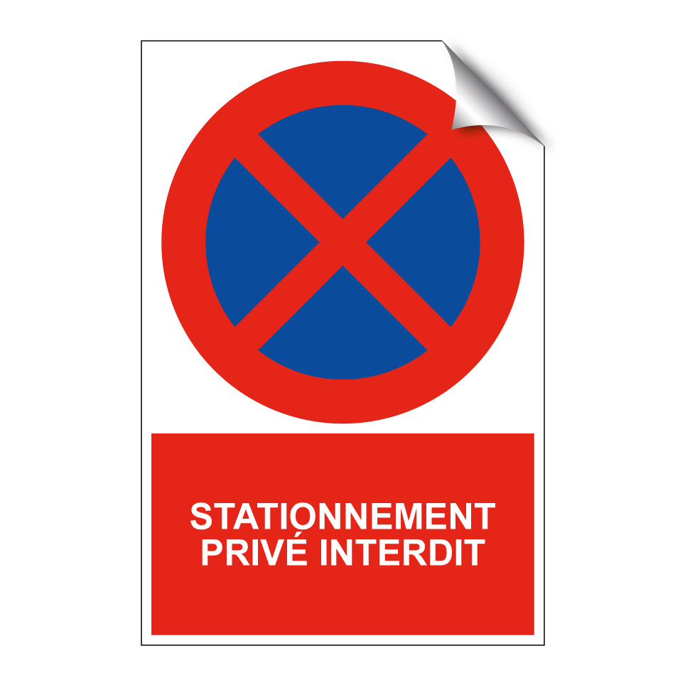 Stationnement privé interdit