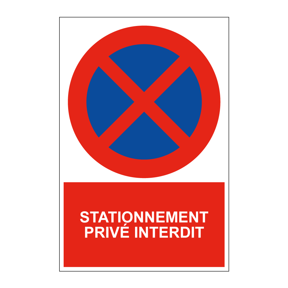 Stationnement privé interdit