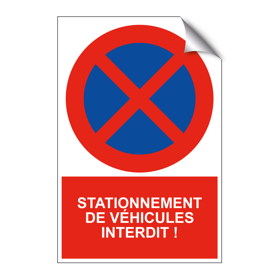 Stationnement de véhicules interdit !