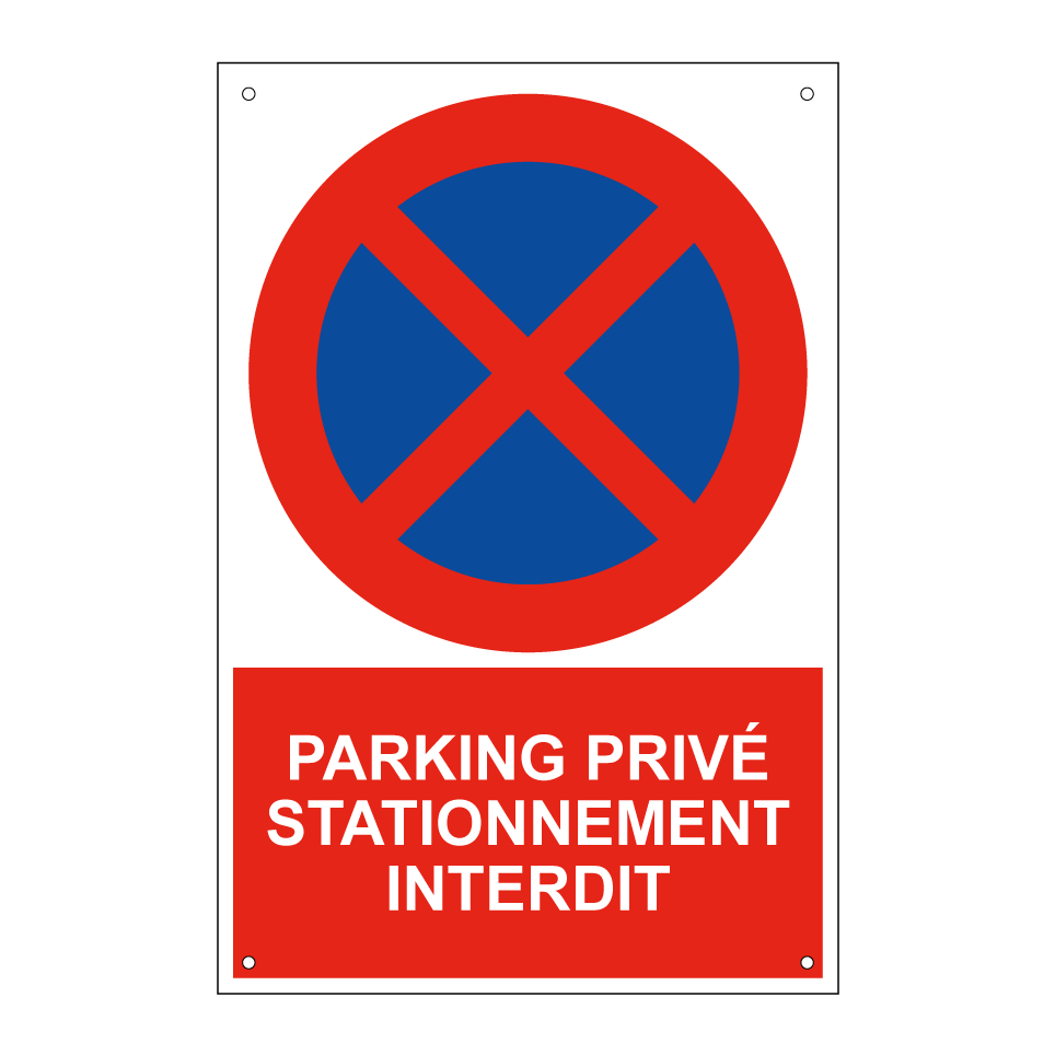 Parking privé stationnement interdit