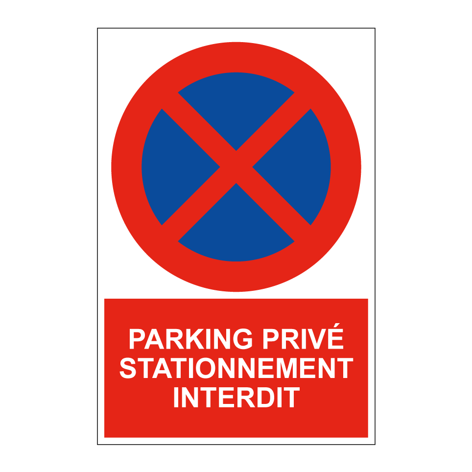 Parking privé stationnement interdit