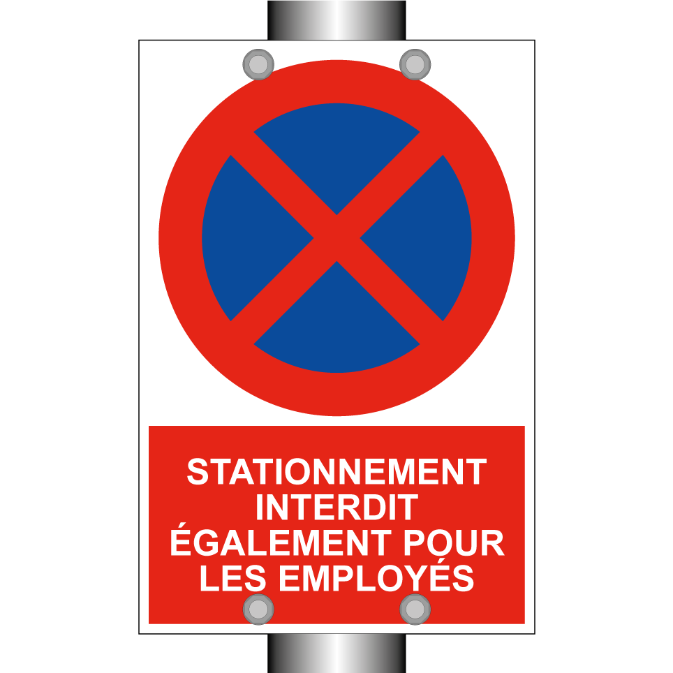 Stationnement interdit également pour les employés