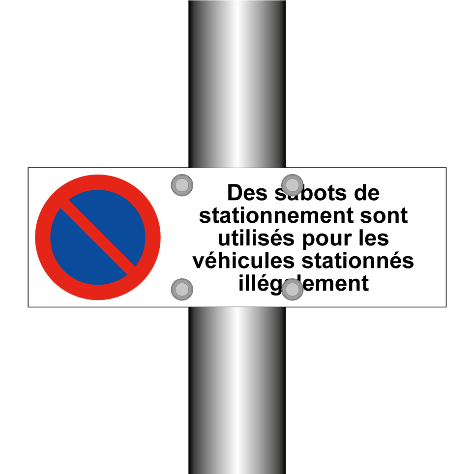 Des sabots de stationnement sont utilisés pour les véhicules stationnés illégalement