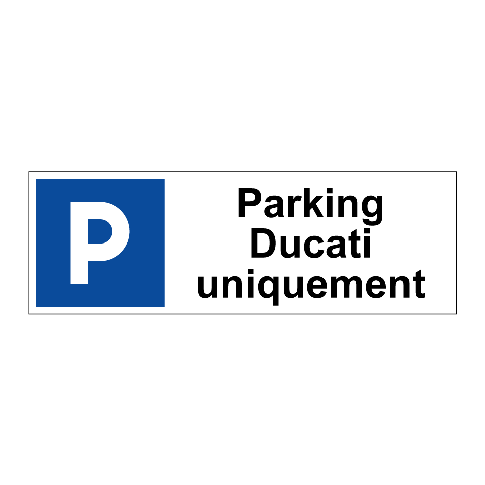 Parking Ducati uniquement