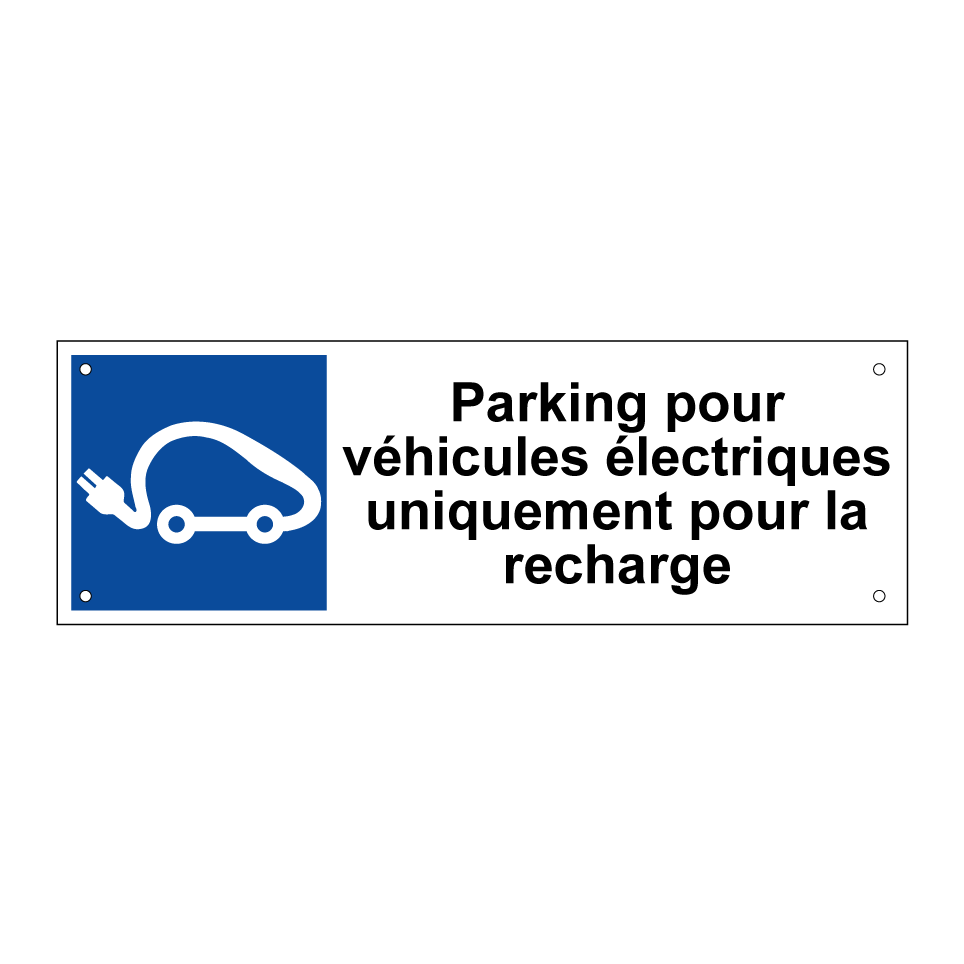 Parking pour véhicules électriques uniquement pour la recharge
