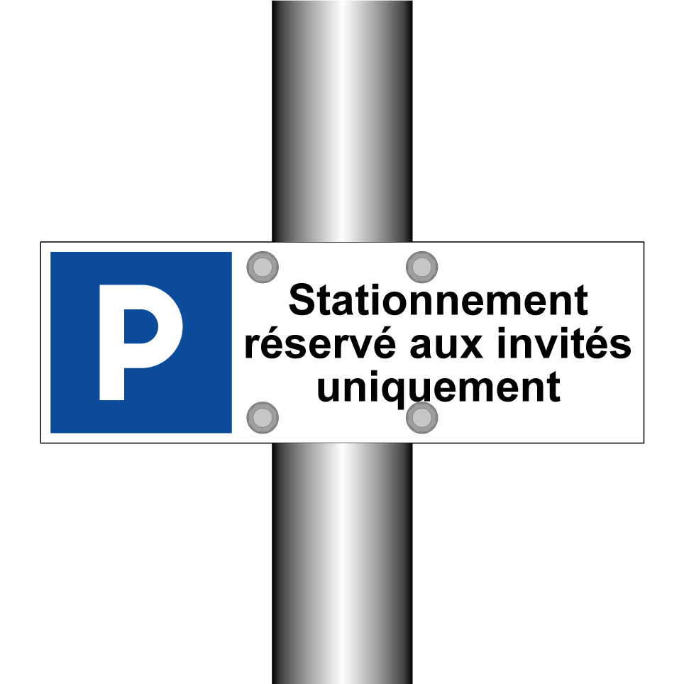 Stationnement réservé aux invités uniquement