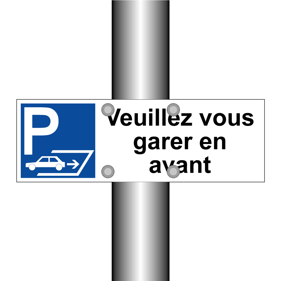 Veuillez vous garer en avant