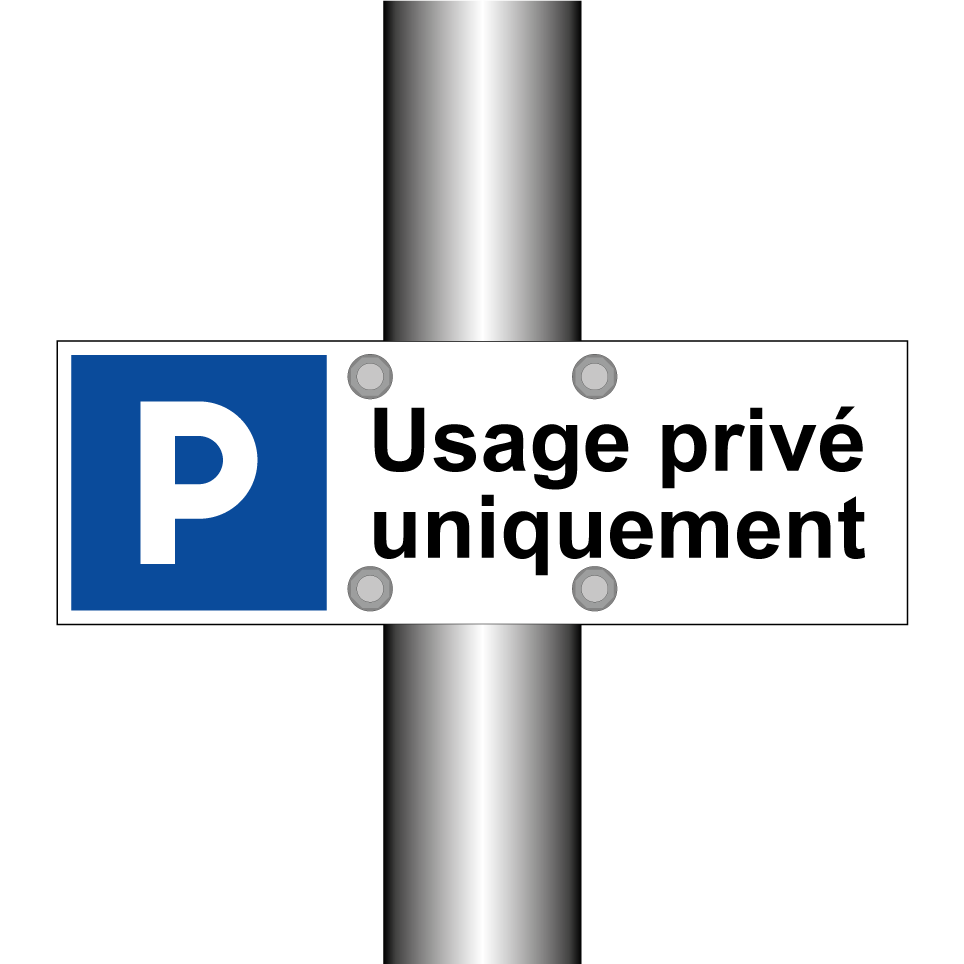 Usage privé uniquement