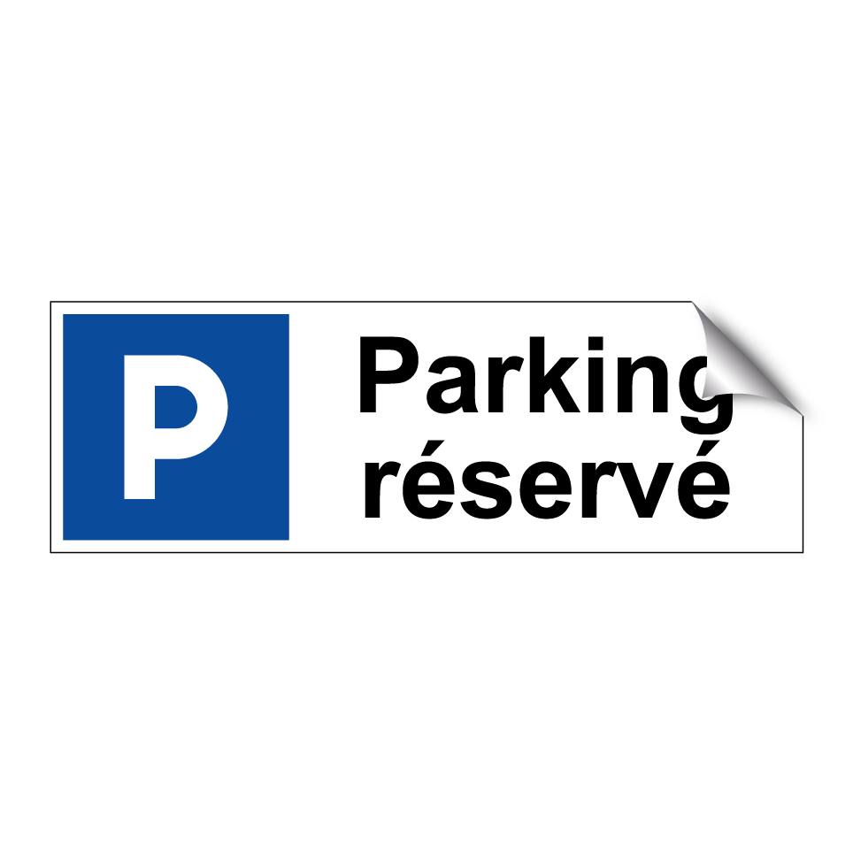 Parking réservé