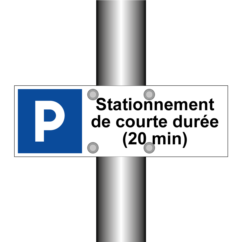Stationnement de courte durée (20 min)
