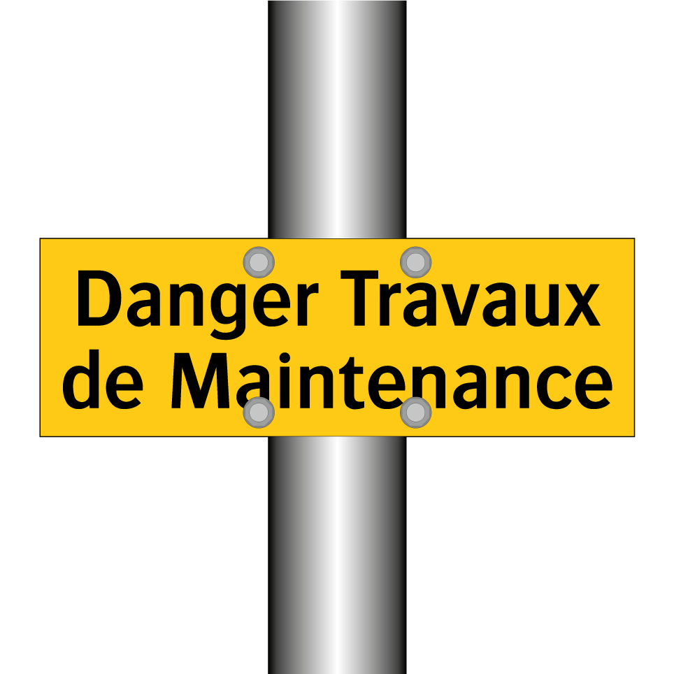 Danger Travaux de Maintenance