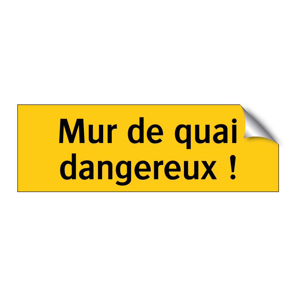 Mur de quai dangereux !