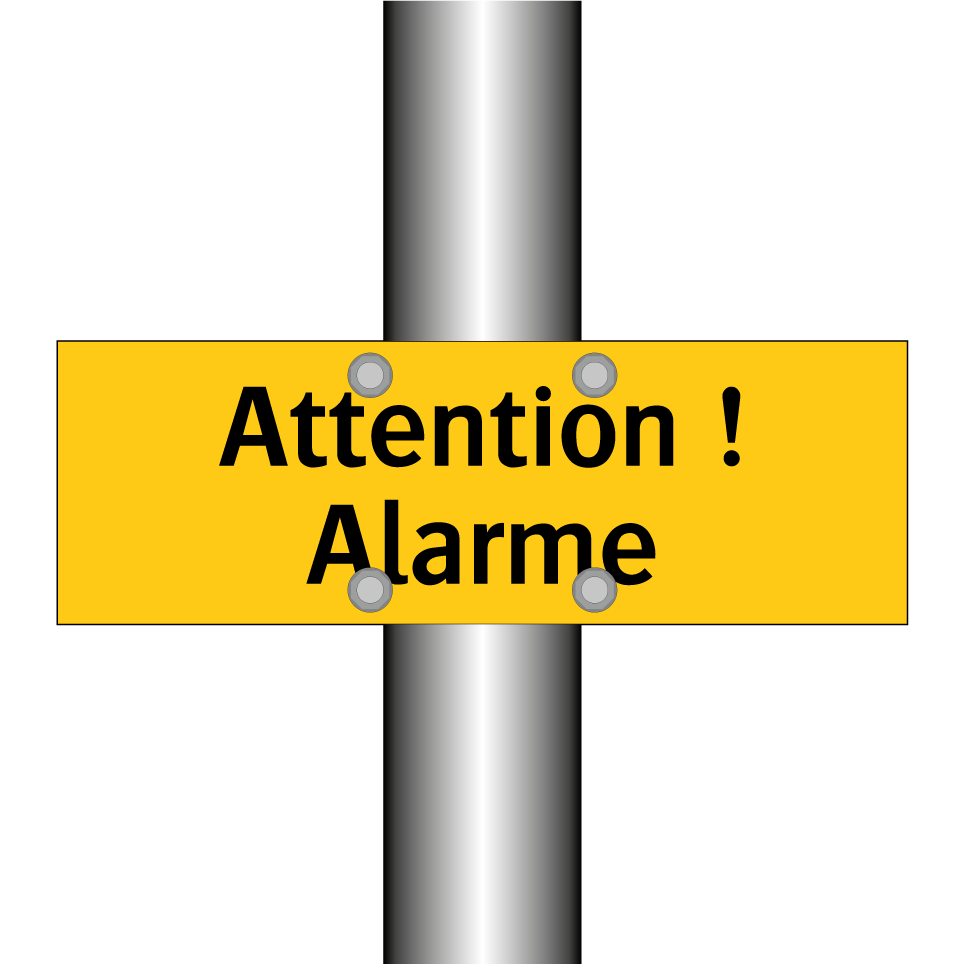 Attention ! Alarme