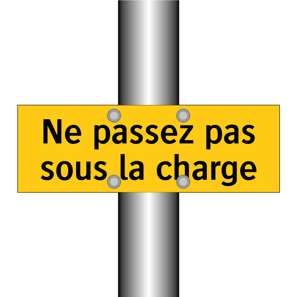 Ne passez pas sous la charge