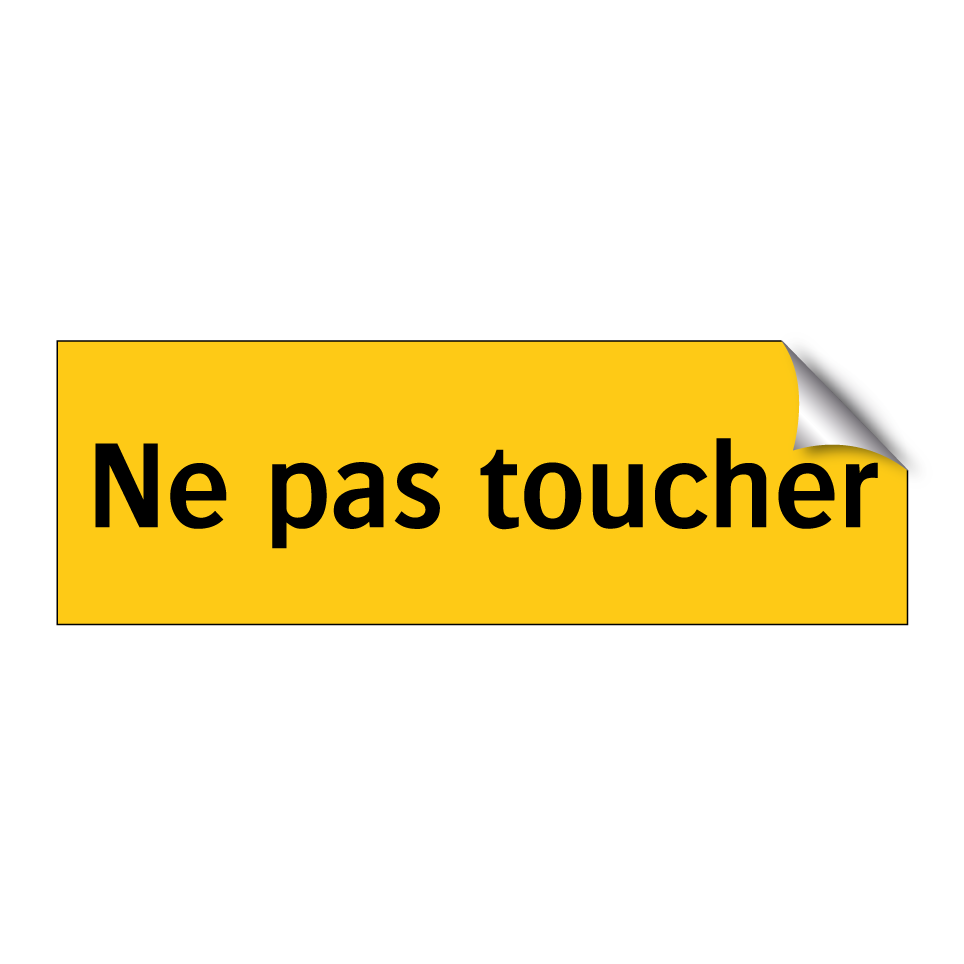 Ne pas toucher