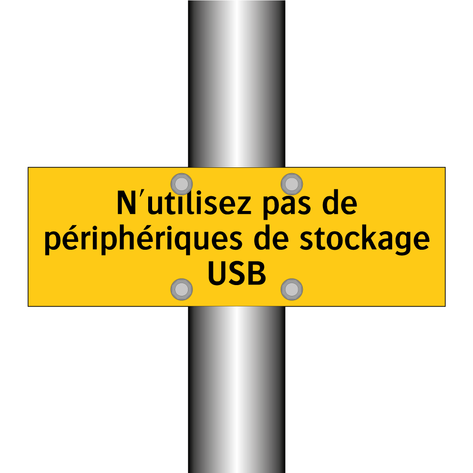 N'utilisez pas de périphériques de stockage USB