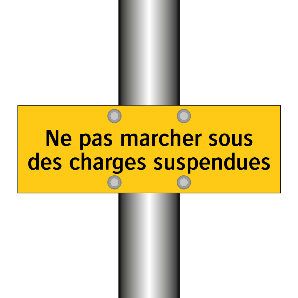 Ne pas marcher sous des charges suspendues