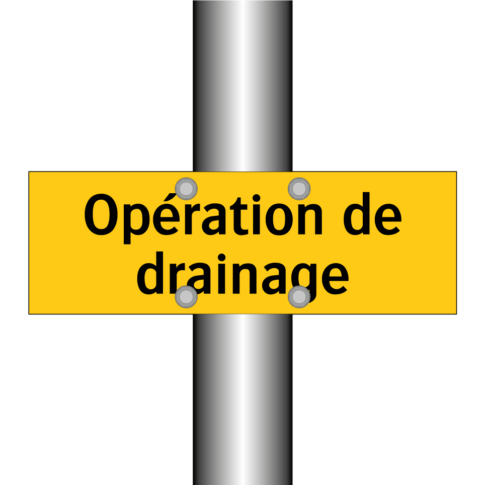 Opération de drainage