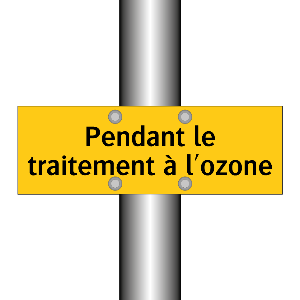Pendant le traitement à l'ozone