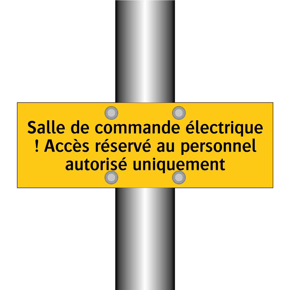 Salle de commande électrique ! Accès réservé au personnel autorisé uniquement