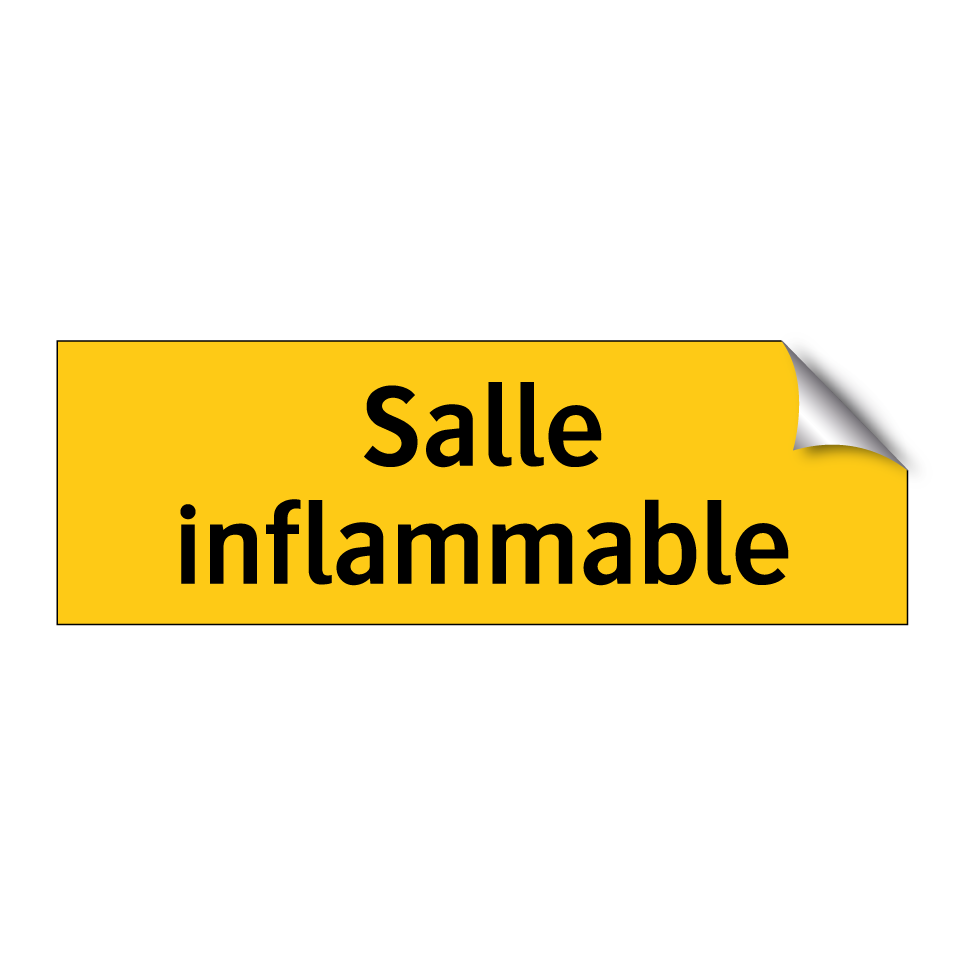 Salle inflammable