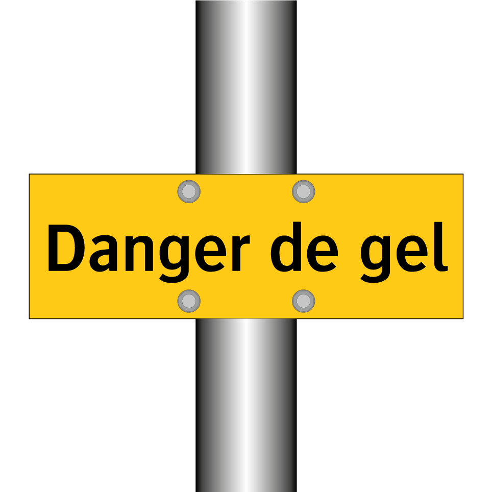 Danger de gel