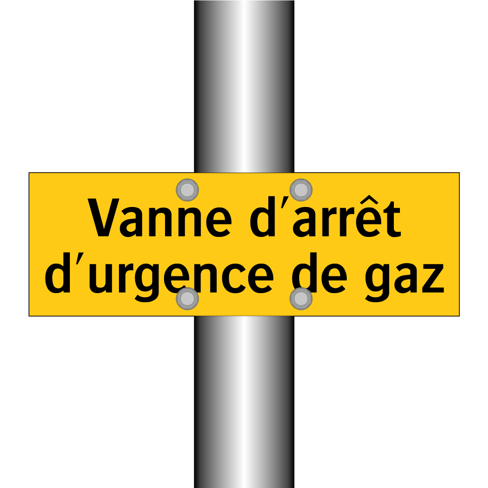 Vanne d'arrêt d'urgence de gaz