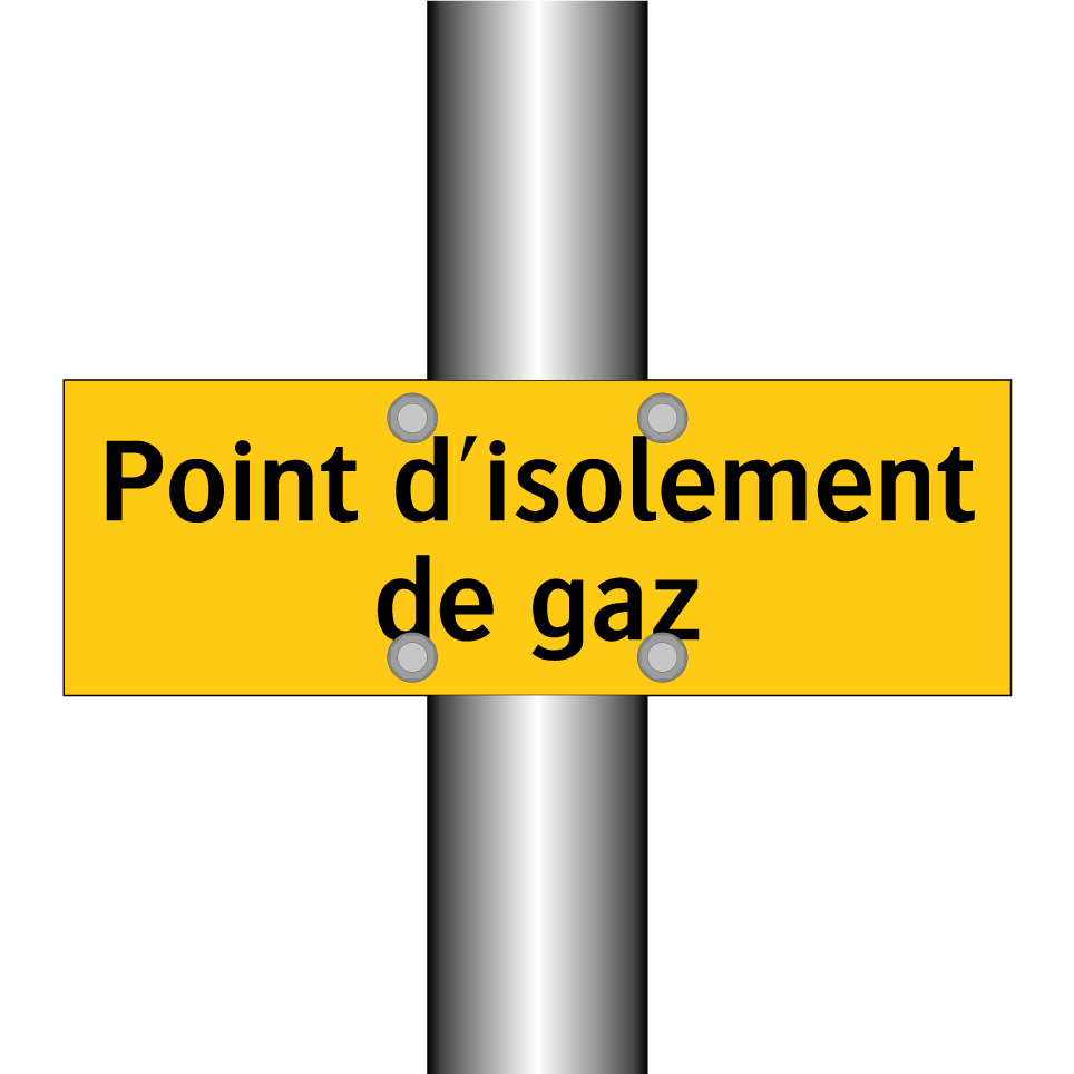 Point d'isolement de gaz